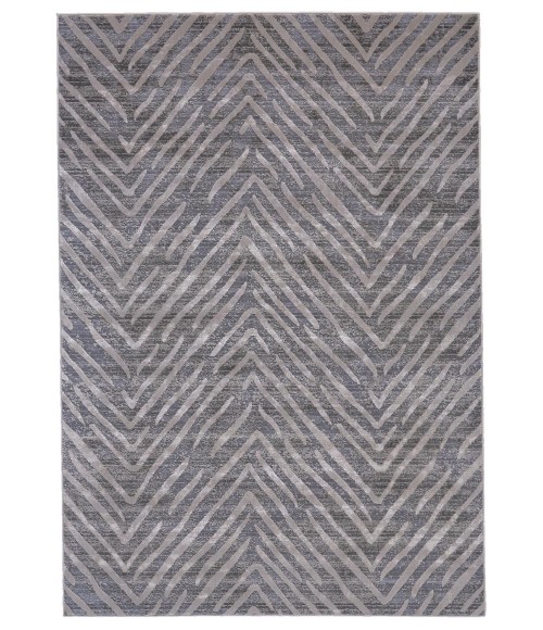 WALDOR Rug Feizy WALDOR 3968F IN GRAY 2' 10" X 7' 10" Runner Area Rug