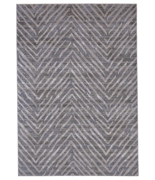 Feizy WALDOR 3968F IN GRAY 1' 8" X 2' 10" Sample Area Rug