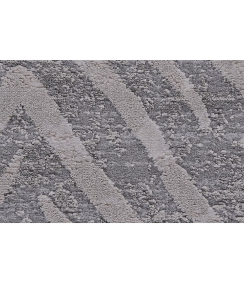 Feizy WALDOR 3968F IN GRAY 1' 8" X 2' 10" Sample Area Rug