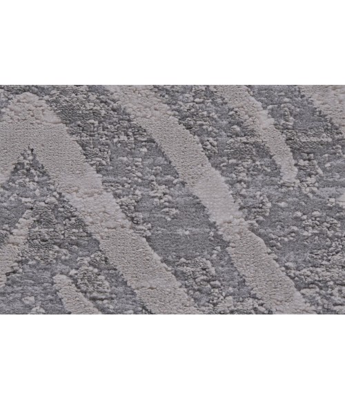 WALDOR Rug Feizy WALDOR 3968F IN GRAY 2' 10" X 7' 10" Runner Area Rug