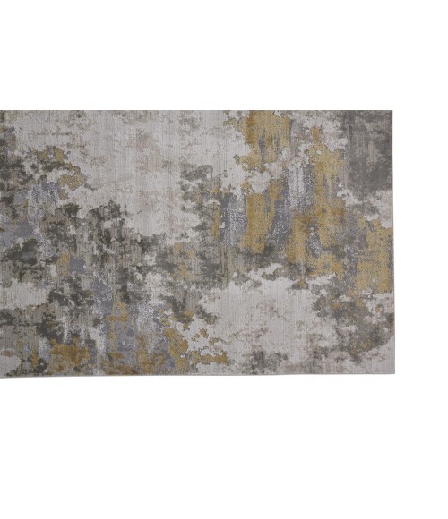 Feizy WALDOR 3970F IN GOLD/BIRCH 1' 8" X 2' 10" Sample Area Rug