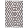 Feizy Fannin 0752F GRAY/ASPHALT Area Rug 5 ft. X 8 ft. Rectangle