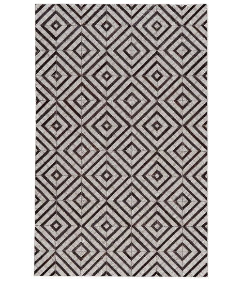 Feizy FANNIN 0754F IN ONYX/GARGOYLE 2' x 3' Sample Area Rug