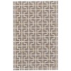Feizy Fannin 0756F IVORY/BURLYWOOD Area Rug 5 ft. X 8 ft. Rectangle
