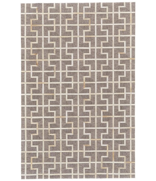Feizy FANNIN 0756F IN IVORY/BURLYWOOD 5' x 8' Area Rug