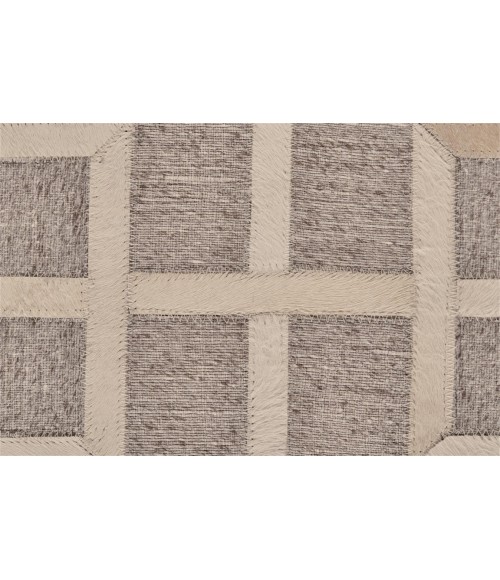 Feizy FANNIN 0756F IN IVORY/BURLYWOOD 5' x 8' Area Rug