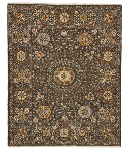 AMHERST Rug Feizy AMHERST 0758F IN CHARCOAL 3' 6" x 5' 6" Area Rug