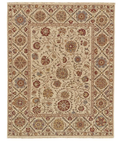 Feizy AMHERST 0759F IN BEIGE 3' 6" x 5' 6" Area Rug