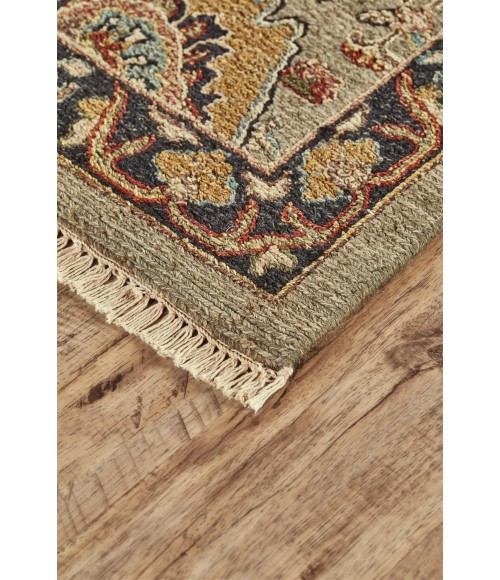 AMHERST Rug Feizy AMHERST 0760F IN SAGE 2' x 3' Sample Area Rug