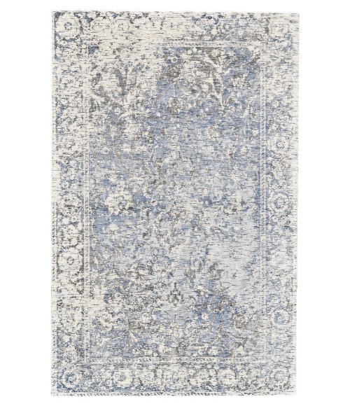 Feizy REAGAN 8687F IN GRAY/BLUE 2' x 3' Sample Area Rug