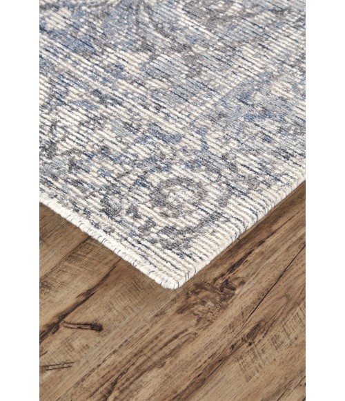 REAGAN Rug Feizy REAGAN 8687F IN GRAY/BLUE 5' x 8' Area Rug