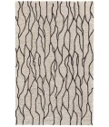 Feizy ENZO 8734F IN BLACK/TAUPE 2' x 3' Sample Area Rug