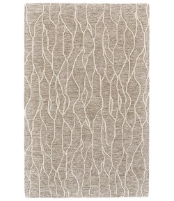 Feizy Enzo 8734F IVORY/GRAY Area Rug 3 ft. 6 X 5 ft. 6 Rectangle