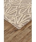 Feizy ENZO 8735F IN IVORY/TAUPE 2' 6" x 8' Runner Area Rug