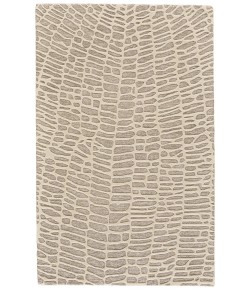 Feizy Enzo 8736F IVORY/GRAY Area Rug 5 ft. X 8 ft. Rectangle