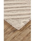 Feizy ENZO 8737F IN IVORY/NATURAL 2' 6" x 8' Runner Area Rug