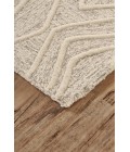 ENZO Rug Feizy ENZO 8738F IN IVORY/NATURAL 3' 6" x 5' 6" Area Rug