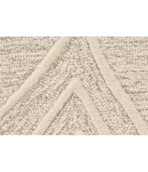 ENZO Rug Feizy ENZO 8738F IN IVORY/NATURAL 3' 6" x 5' 6" Area Rug