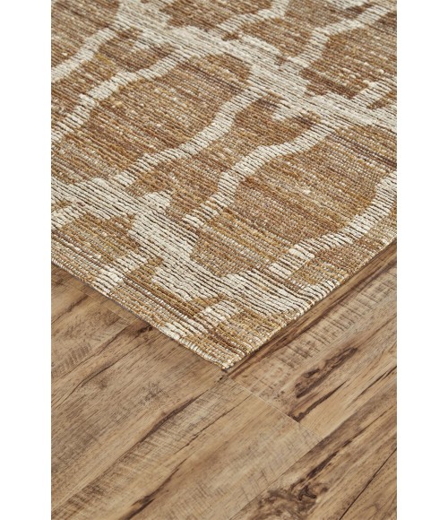 LILLIANA Rug Feizy LILLIANA 0764F IN GOLD 3' 6" x 5' 6" Area Rug