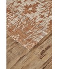 Feizy LILLIANA 0767F IN RUST 5' x 8' Area Rug