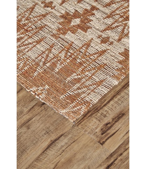 Feizy LILLIANA 0767F IN RUST 5' x 8' Area Rug