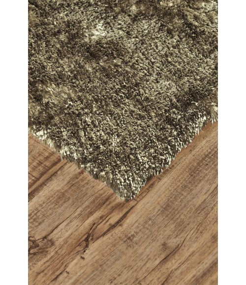 Feizy BLUNHAM 4116F IN TAUPE 2' 6" X 10' Runner Area Rug