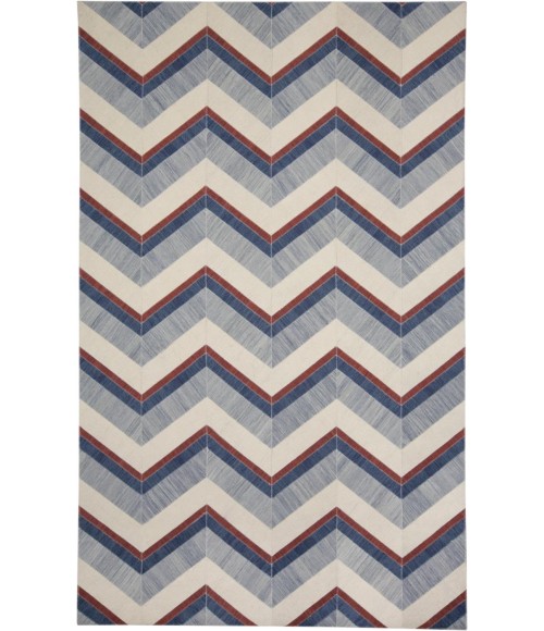 Feizy BERMUDA II 0780F IN BLUE/IVORY 8' x 10' Area Rug