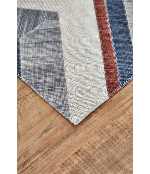 Feizy BERMUDA II 0780F IN BLUE/IVORY 8' x 10' Area Rug