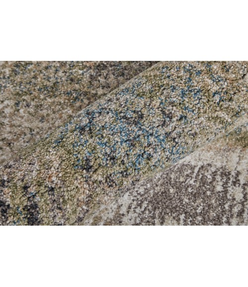 Feizy Skyview Gray/Taupe/Ivory Rug SKV39Q9F 1 ft. 8 in. X 2 ft. 10 in. Rect. - Rugs Town Feizy Skyview Gray/Taupe/Ivory SKV39Q9F 1 ft. 8 in. X 2 ft. 10 in. Rect. Rug