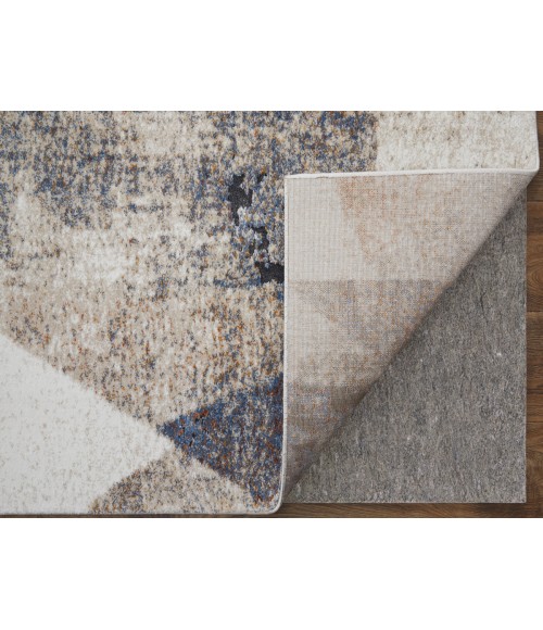 Feizy Gilmore BLUE/IVORY Rug GIL39MKF 5 ft. 3 in. X 8 ft. Rectangle - Rugs Town Feizy Gilmore BLUE/IVORY GIL39MKF 5 ft. 3 in. X 8 ft. Rectangle Rug