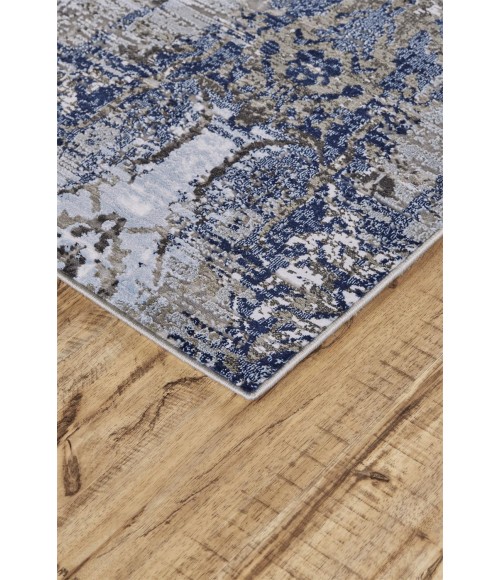 GASPAR Rug Feizy GASPAR 3834F IN LIGHT BLUE/STERLING 5' 2" X 7' 2" Area Rug