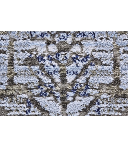 GASPAR Rug Feizy GASPAR 3834F IN LIGHT BLUE/STERLING 5' 2" X 7' 2" Area Rug