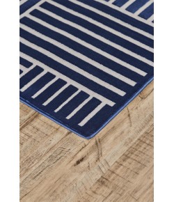 Feizy Gaspar 3836F NAVY/GRAY Area Rug 1 ft. 8 X 2 ft. 10