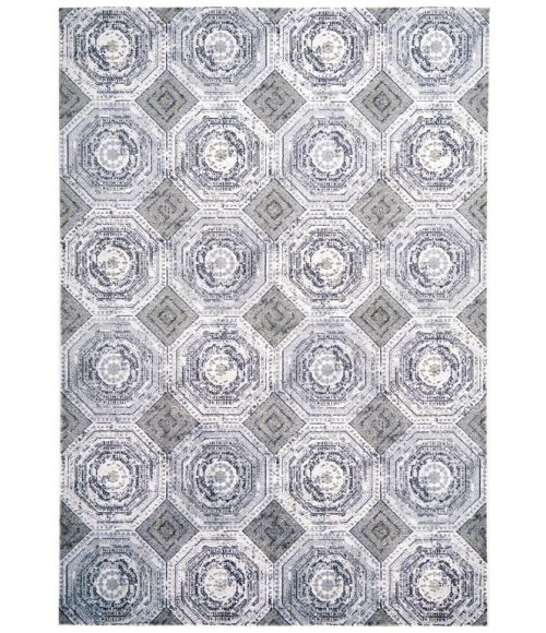 Feizy MARIGOLD 3829F IN WHITE/STERLING 10' 4" X 13' 6" Area Rug
