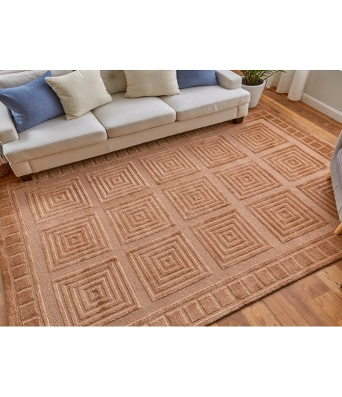 Feizy Channels SPICE 2877277F 7 ft. 9 in. X 9 ft. 9 in. Rectangle Rug