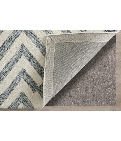 Feizy Wallace Gray/Ivory WAL8A42F 2 ft. X 3 ft. Rect. Rug