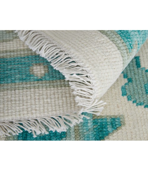 Feizy Karina IVORY/GREEN 90969G7F 8 ft. 6 in. X 11 ft. 6 in. Rectangle Rug