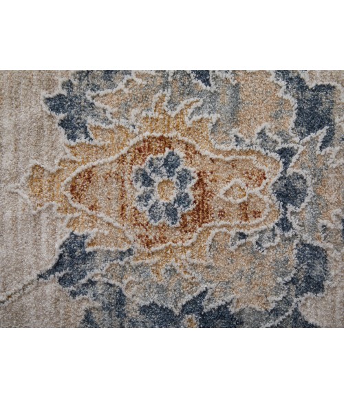 Feizy Pasha BEIGE/BLUE Rug PAS39M9F 2 ft. X 3 ft. Rectangle - Rugs Town Feizy Pasha BEIGE/BLUE PAS39M9F 2 ft. X 3 ft. Rectangle Rug