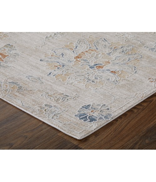 Feizy Pasha BEIGE/BLUE Rug PAS39M9F 2 ft. X 3 ft. Rectangle - Rugs Town Feizy Pasha BEIGE/BLUE PAS39M9F 2 ft. X 3 ft. Rectangle Rug