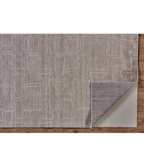 LENNOX Rug Feizy LENNOX 8697F IN TAUPE/IVORY 2' x 3' Sample Area Rug