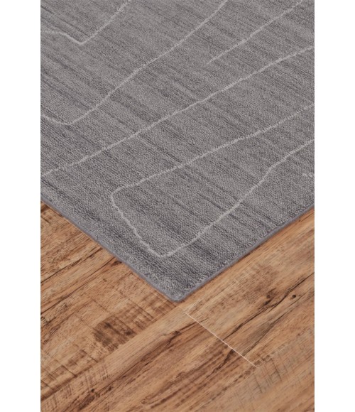 LENNOX Rug Feizy LENNOX 8698F IN CHARCOAL 2' x 3' Sample Area Rug