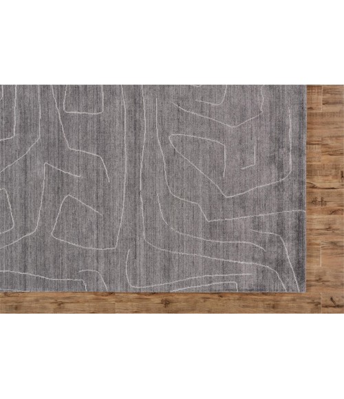 LENNOX Rug Feizy LENNOX 8698F IN CHARCOAL 2' x 3' Sample Area Rug