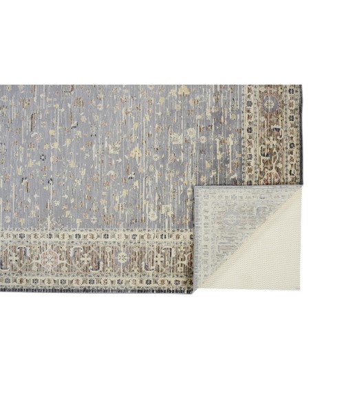 GRAYSON Rug Feizy GRAYSON 3914F IN GRAY 3' 11" X 5' 5" Area Rug