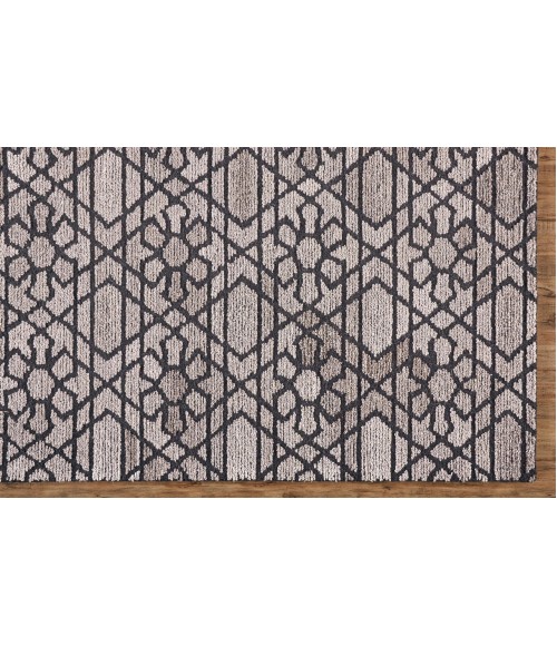 ASHER Rug Feizy ASHER 8766F IN GRAY/CHARCOAL 5' x 8' Area Rug