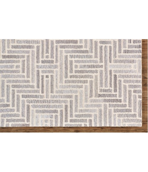 Feizy ASHER 8768F IN TAUPE/NATURAL 5' x 8' Area Rug