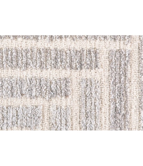 Feizy ASHER 8768F IN TAUPE/NATURAL 3' 6" x 5' 6" Area Rug