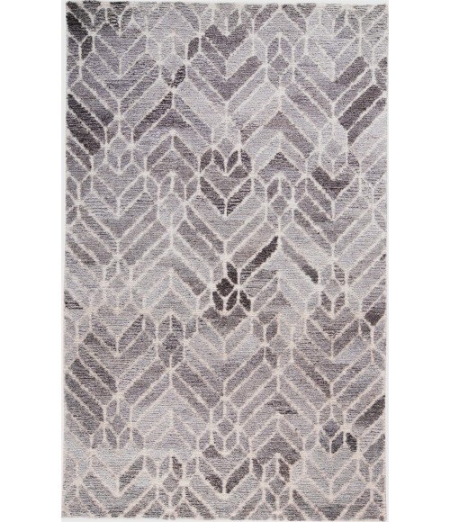 ASHER Rug Feizy ASHER 8769F IN GRAY/NATURAL 8' x 8' Round Area Rug
