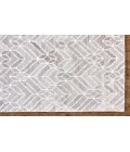 ASHER Rug Feizy ASHER 8769F IN GRAY/NATURAL 8' x 8' Round Area Rug