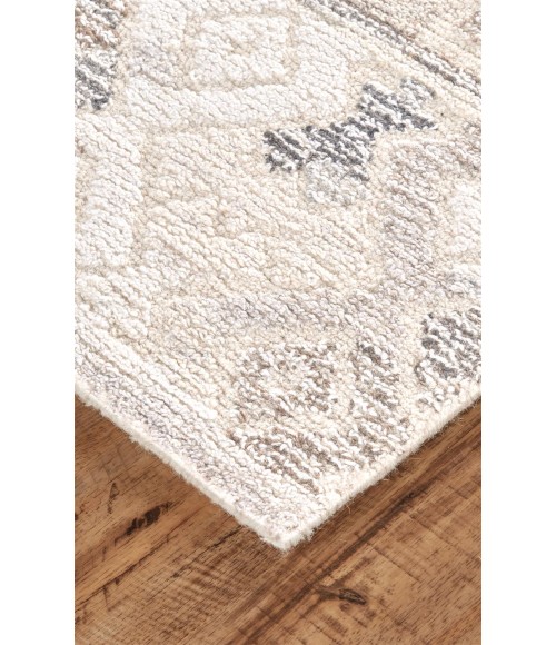 ASHER Rug Feizy ASHER 8770F IN BROWN/NATURAL 10' X 10' Round Area Rug