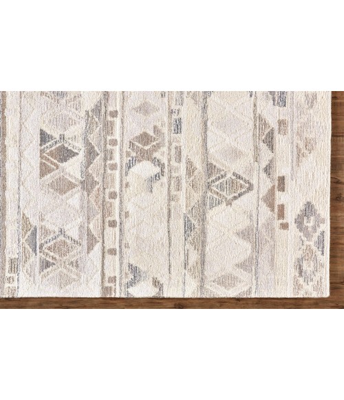 ASHER Rug Feizy ASHER 8770F IN BROWN/NATURAL 10' X 10' Round Area Rug